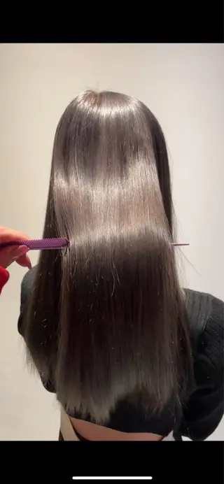 ロング 増田 実桜のヘアスタイル
