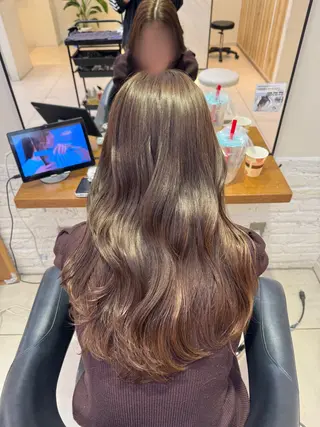 ロング カラー 🧿パーマ／ レイヤー🧿シュリのヘアスタイル