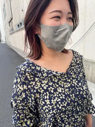 セミロング ayane⭐️ボブ・ ショート・パーマのヘアスタイル