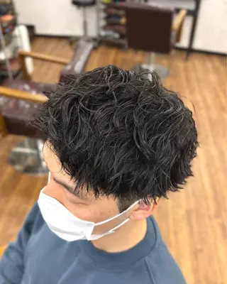 パーマ メンズ 【メンズ特化】 横浜美容師kuのヘアスタイル