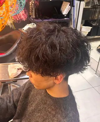パーマ メンズ 髪質改善/パーマ/ レイヤー/田中海斗のヘアスタイル