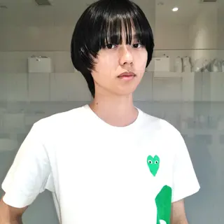 ショート メンズ みずき/透明感カラー 似合わせカットのヘアスタイル