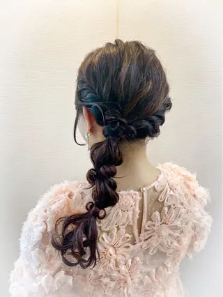 ヘアアレンジ hair make もりした ゆうのヘアスタイル