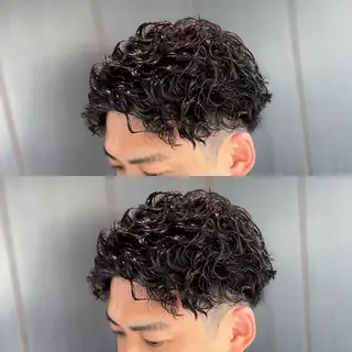 パーマ メンズ 優真/難波で 1番パーマが上手いのヘアスタイル