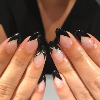 セミロング ネイル Chocolate Nailsのネイルデザイン