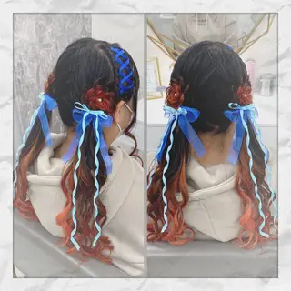 ロング ヘアアレンジ ヘアセット/着付け 𓇼 まつもと𓇼のその他イメージ