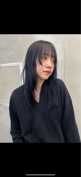 ロング カラー 重松 丈博のヘアスタイル