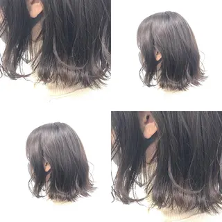 ショート カラー パーマ ヘアアレンジ メンズ キッズ 上品＆韓国風 🥀海心🥀のヘアスタイル