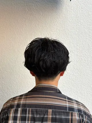 ショート パーマ メンズカット◎さくら /眉毛/メンズパーマのヘアスタイル