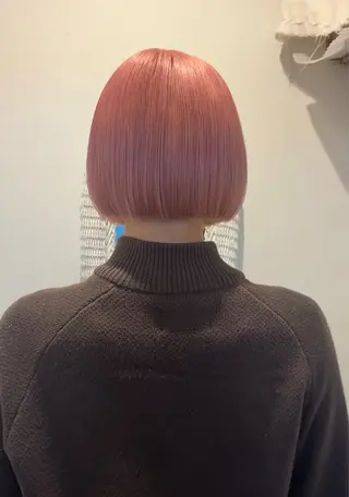ショート nacoハイトーン ベージュ🎀のヘアスタイル