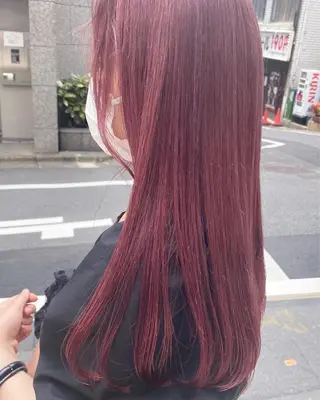 ロング カラー 𝑺𝒂𝒌𝒊 🩶マンツーマン施術のヘアスタイル