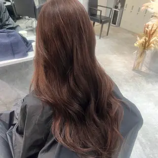 ロング カラー ヘアアレンジ 透明感ベージュ/ kotomiのヘアスタイル