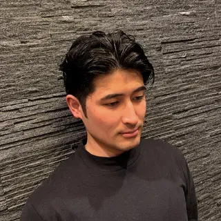 ミディアム メンズ 行平 成穂のヘアスタイル