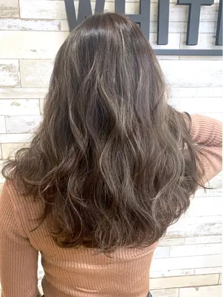 ロング カラー パーマ メンズ縮毛矯正 細谷碧海のヘアスタイル