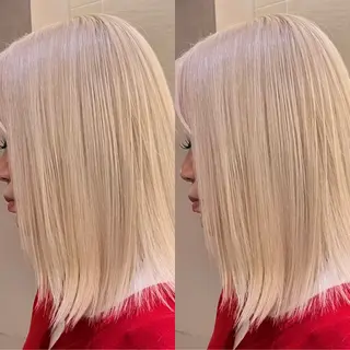 ミディアム カラー ブリーチカラー🌟/ ちさとのヘアスタイル