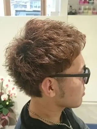 パーマ メンズ 門野 なつきのヘアスタイル