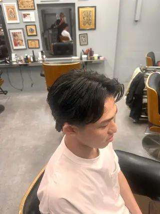 ショート カラー メンズ メンズ特化/パーマ /透明感カラー/ノセのヘアスタイル