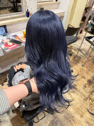 ロング カラー 透明感カラー/パーマ 🌀アオノのヘアスタイル