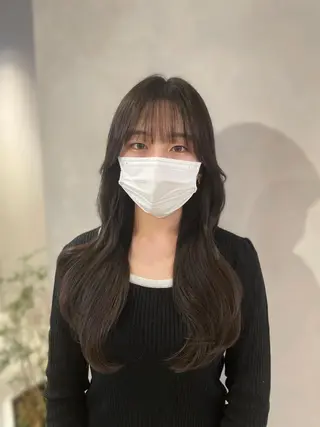 ロング ❤︎︎韓国ヘア❤︎︎ 𝑺𝒉𝒊𝒉𝒐のヘアスタイル