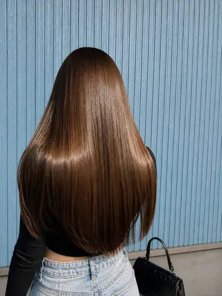 ロング カラー 《髪質改善 UN BLEACH》のヘアスタイル
