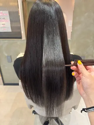 ロング カラー 🌼縮毛矯正🌼 中野有騎🦕のヘアスタイル
