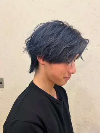 カラー メンズ 植吉 琉月のヘアスタイル