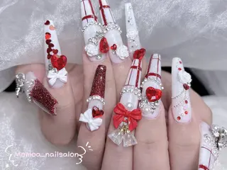 ネイル MoMoA Nail ネイル長さ出し専門店のネイルデザイン