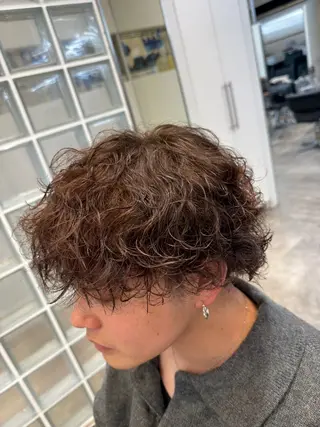 ショート カラー パーマ fifth 児玉達哉 当日予約🙆のヘアスタイル