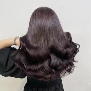 カラー 中×韓mix🥀秋色 ワンホンヘア🤍のヘアスタイル