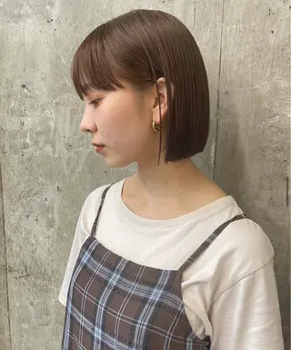 ショート HINA/栄/ボブ/ ボブパーマ/インナーのヘアスタイル