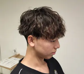 ショート メンズ パーマ 【イケメン風パーマ】 SHOFYのヘアスタイル