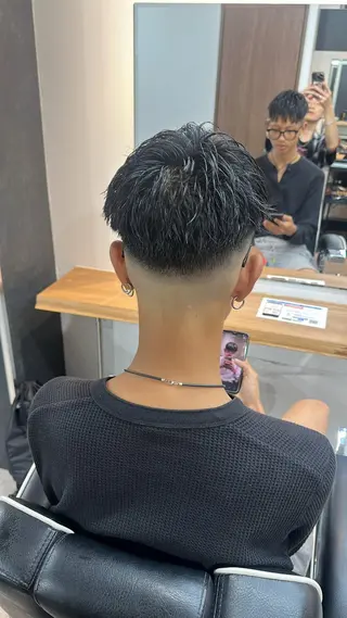 ショート メンズ 大宮/海外風パーマ 🇺🇸隼也🇪🇸のヘアスタイル