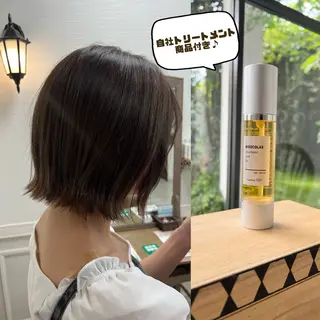 セミロング 中村 由布紀のヘアスタイル