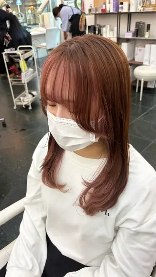 セミロング カラー 🫧小林舞衣 🌙のヘアスタイル