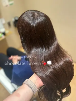 ロング 中島愛佳🐥⸒⸒ 縮毛矯正/艶髪カラーのヘアスタイル