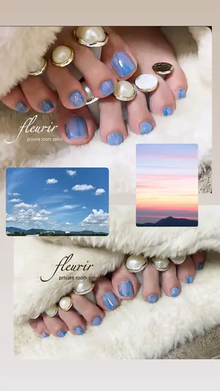 ネイル フルリール 【プライベートサロンのネイルデザイン