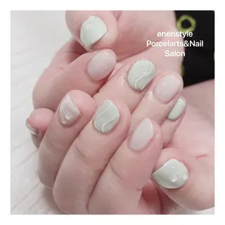 ショート ネイル 🐾enen style 🐾のネイルデザイン