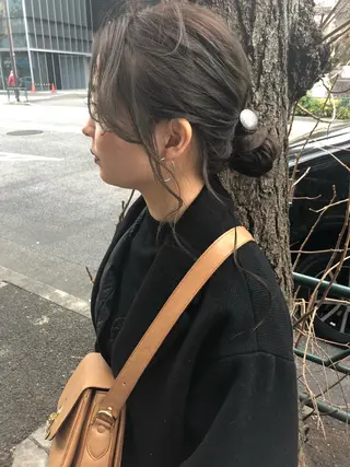 カラー せこぐち まいのヘアスタイル