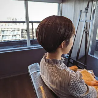 ショート カラー アシスタント スタイリストのマツエク・マツパデザイン