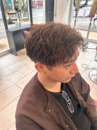 ショート パーマ メンズ 🍁メンズ特化美容師 /関根玲空🍁のヘアスタイル