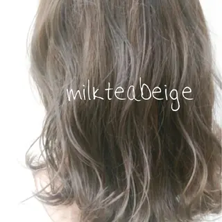 ミディアム カラー たき  あいみのヘアスタイル