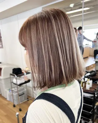 ミディアム 🫧似合わせレイヤー /艶髪のヘアスタイル