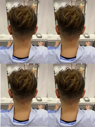 ショート メンズ 🔥メンズパーマ 特化 渡辺一翔のヘアスタイル