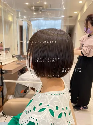 ショート レイヤー🍒ウルフ 🤎店長anju🪽のヘアスタイル