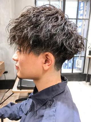 ショート パーマ メンズ メンズ特化 TAKE高崎のヘアスタイル