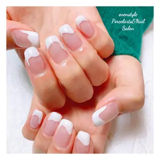 ミディアム ネイル 🐾enen style 🐾のネイルデザイン