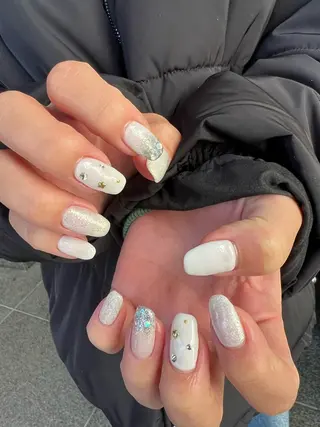 ネイル なぽ ❤︎長さだし / 韓国nailのネイルデザイン
