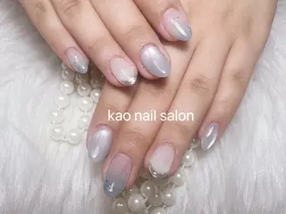 ネイル kao nail マグネット/長さだしのネイルデザイン