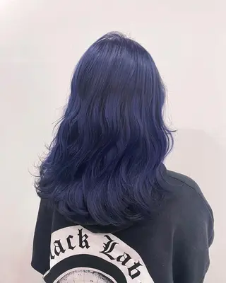 セミロング カラー 仲山 和希のヘアスタイル