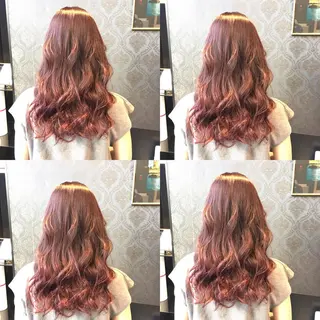 セミロング カラー 髪質改善美容師 中村 一のヘアスタイル
